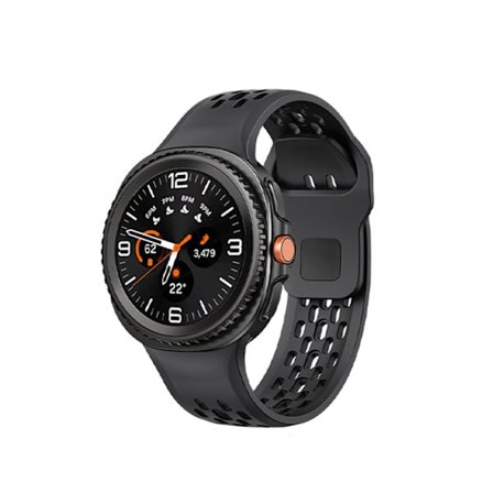 Kompatibel med Samsung Galaxy Watch 8 Armband Galaxy Watch 8 Classic Hål Sportarmband Silikon 22mm