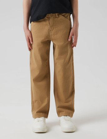 name it Nkmryan Straight Twill Pant 1880-Ax Noos - Beige - 134