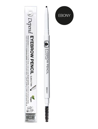 Depend Cosmetic Eyebrowpencil Slim&Thin Ebony - Nude - ONE SIZE