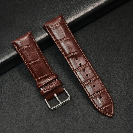 20mm 22mm Läderarmband för Samsung Galaxy Watch 7/6/5/4 40 44mm Gear Band Vintage Armband för Xiaomi Redmi Watch 3 Lite/Active