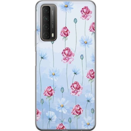 Kompatibel Mobilcover til Huawei P smart 2021 Petal Reverie Sky Blue