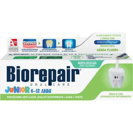 Biorepair Junior 6/12 Anni Dentrifricio 75ml