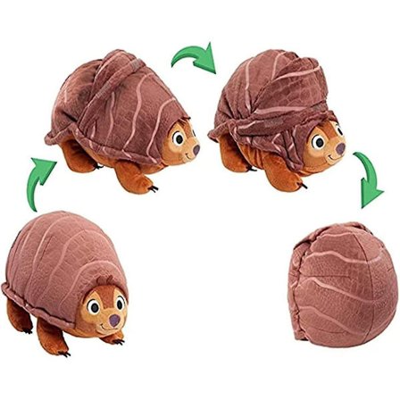 7 tum Raya och den sista draken Fold'n Roll Tuk Tuk mjukdjur, stoppat djur Armadillo J [DB]