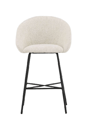 Venture Home Velvet Barstol 2-pack Stolar Vit