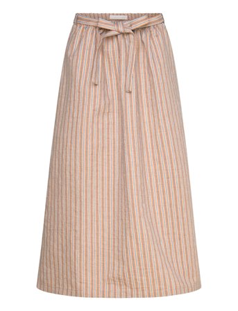Oisella Skirt Terracotta Stripe Coral Naja Lauf
