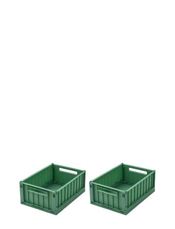 Liewood Weston Storage Box S 2-Pack - Green - ONE SIZE
