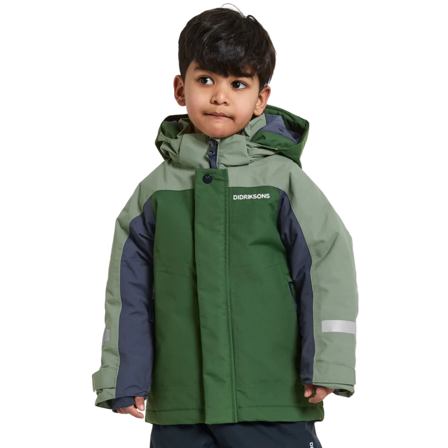 Didriksons Neptun Jacket 4 Kids Pine Green