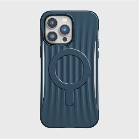 Raptic X-Doria Clutch Case iPhone 14 Pro Max MagSafe takakannella sininen