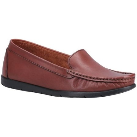 Fleet & Foster Dam/Damer Tiggy Läder Loafers 8 UK Tan