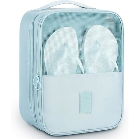 Kenkälaukku, johon mahtuu 3 paria kenkiä, sopii matkoille ja päivittäiseen käyttöön, säilytyspussi