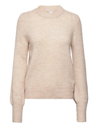 Yasjulietta Ls O-Neck Knit Pullover S. Pink YAS