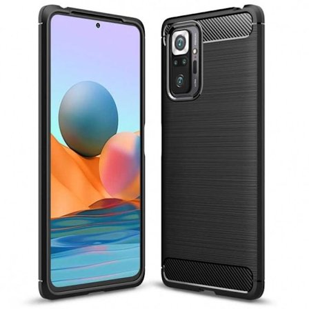 Xiaomi Redmi Note 10 Pro 4G Stöttåligt Skal SlimCarbon