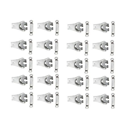 Metallkroker og -stenger for sy- og klesreparasjon