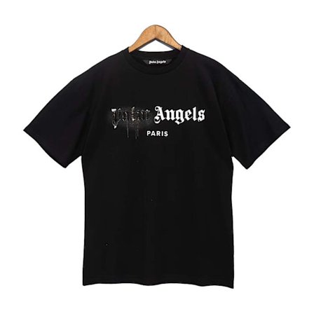 Store Black Friday-tilbud! Palm Angels 22ss trykk Menn Kvinner Unisex elskere Modeller Mote Casual Kort Erme Bomull stil 8