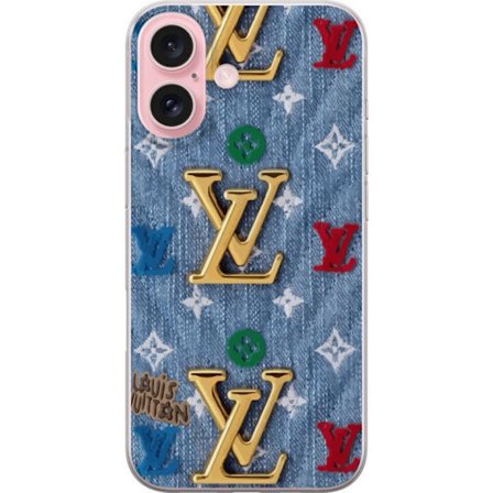 Kompatibelt Mobilskal till Apple iPhone 16 LV Mönster Lyx Mode Designer