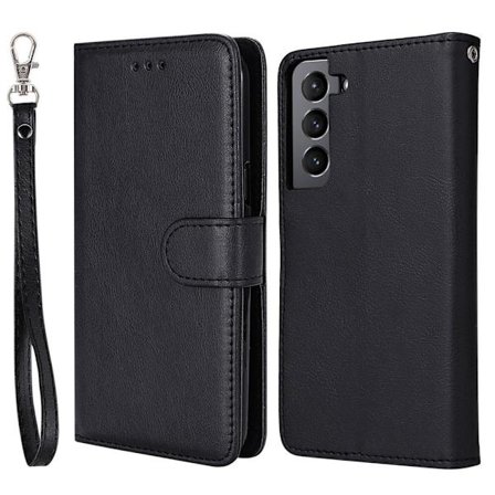 SKALO Samsung S22 Magnetskal/plånbok "2 i 1" - Svart