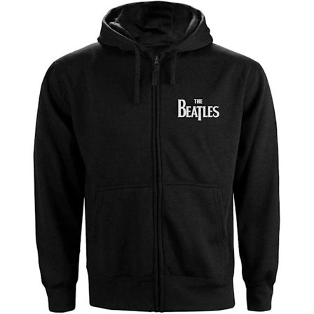 The Beatles Dam/Dam Drop T Logo Full Zip Hoodie M Svart