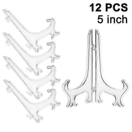 12-pack plaststafflier - Stativ för tallrikar, böcker och foton