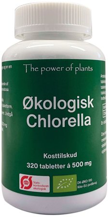 The power of plants Chlorella Ø 320 tabl., Helse & Madvarer, Ingredienser, Chlorella