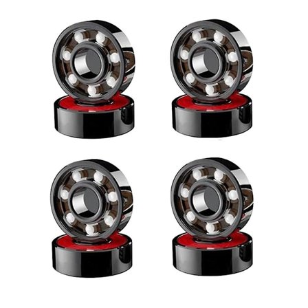 8 stk. Keramiske Lejer Høj Hastighed Slidstærke Til Skate Skateboard Hjul Rulleskøjtelejer