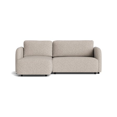 Arezzo chaiselong sovesofa, venstrevendt - Puente Lys Greige - 241x154x90 - Sofa, sovesofa, chaiselong