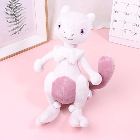 Plysjleker Anime Mewtwo Stående Kosedyr Samledukker Julegave