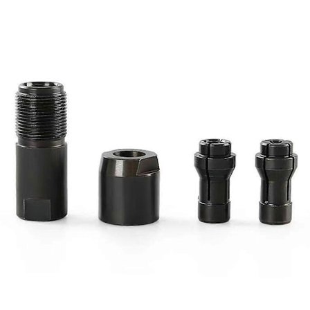 3/6mm Vinkelsliper Modifisert Adapter til Rett Sliper Chuck for 100-Type Vinkelsliper M10 Gjenge Slipekutter