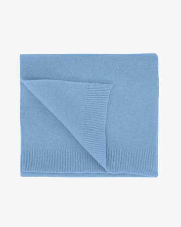 Merino Wool Scarf - Seaside Blue - Female - One Size