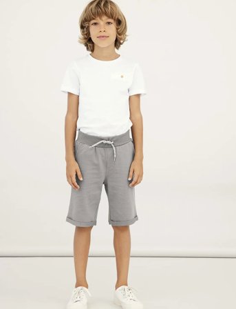 name it Nkmvermo 2P Long Swe Shorts Unb F Noos - Grey - 164