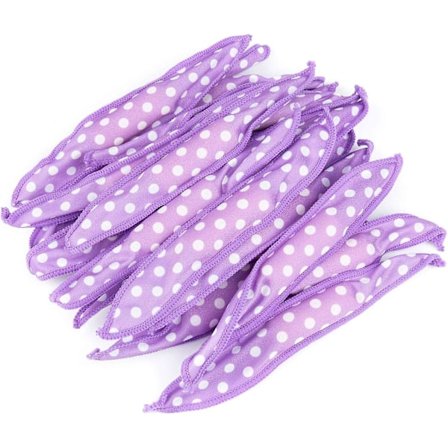 20 stk. skumhårruller, fleksible blå prikkete hår DIY stylingverktøy myke nattsøvn svamphårruller for kvinner jentegave