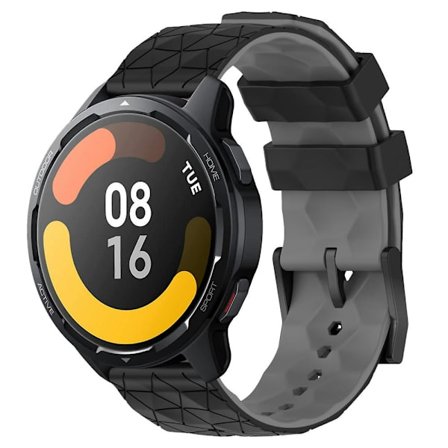 To-farget silikonklokke for Xiaomi MI Watch S1 Active