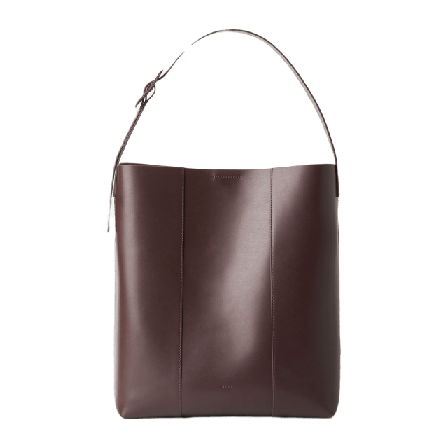 Wera Shopperväska i skinn IRIS Handväskor Brun ONESIZE