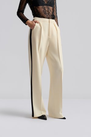 Malina - Tuxedo Hose - L - Vanilla