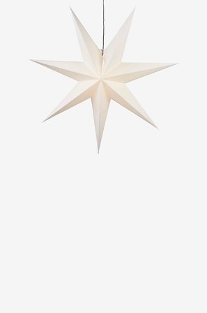Jotex - Paperstar Frozen 1m Hvit - Kjøp Julestjerner hos Jotex