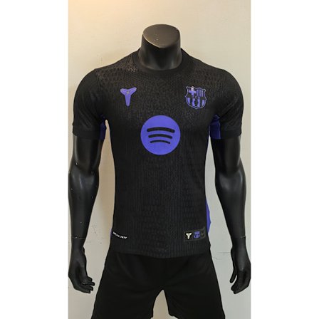 25-26 FC Barcelona Sort Special Edition Spiller Fodbold T-shirt S-3XL