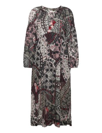 Christel Long Dress Patterned ODD MOLLY