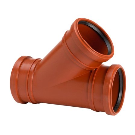 Pipelife 2354286 Grenrør 160x110 mm, Innendørsavløp