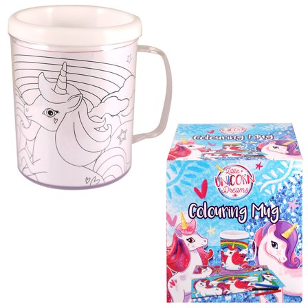 Enhjørningkrus for Farvelægning