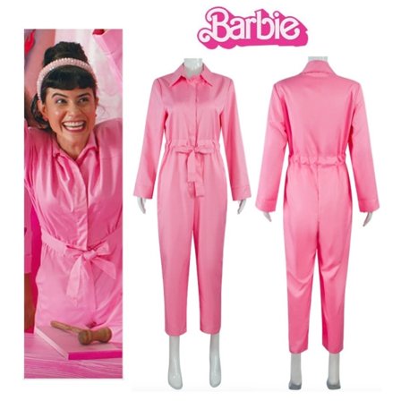 Barbie - Kostyme - Kjole - Jumpsuit - Cosplay Halloween -