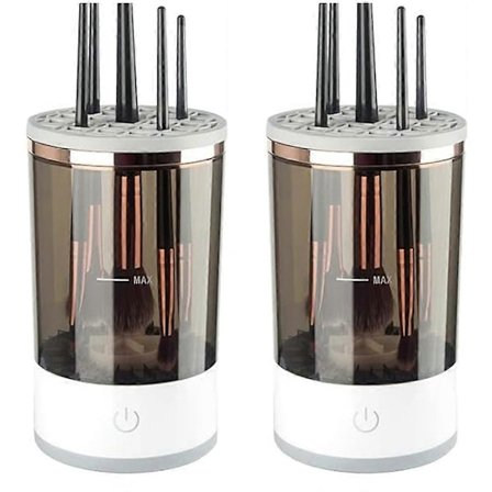 Elektrisk Sminkekostbørste-renser Automatisk Kosmetikkbørste-renser Sminkekostverktøy for Alle Størrelser Beau