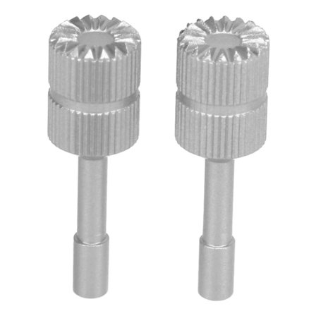 Drone-kauko-ohjaimen joystick, alumiiniseoksesta valmistettu pidennetty peukalovipu DJI Mini 3 Pro -kauko-ohjaimelle, 2 kpl, titaanin väri