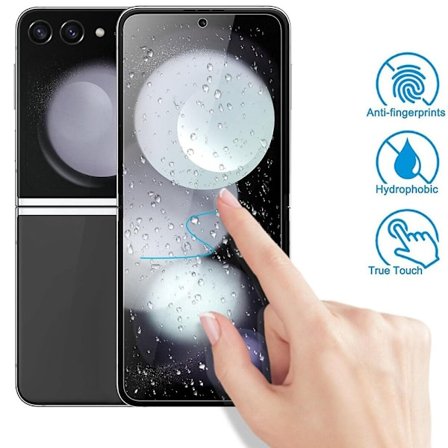 Samsung Galaxy Z Flip 5 - 1 Set Hydrogel Skärmskydd Huvudskärm+Baksida
