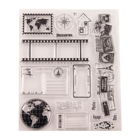 Scrapbooking Stempel Klare Stempel Transparente Stempel Silikonstempel Silikonforseglingsstempel