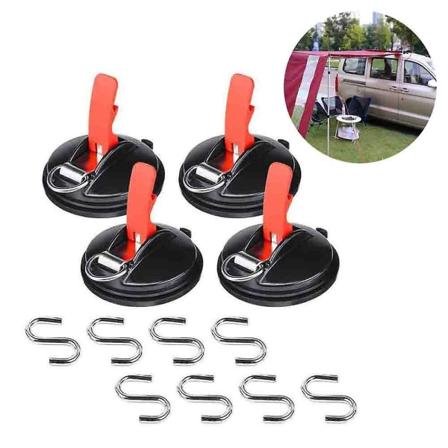 Imukuppikiinnitys 4 kpl Heavy Duty -imukuppiankkuri