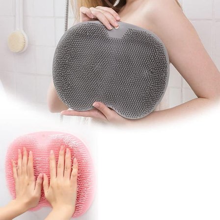 Foot and Back Scrubber for Shower - Mounts to the Wall
