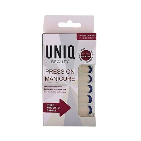 UNIQ Click On / Press On Negle 24 stk. Skyline, Makeup, Kunstige Negle Og Tilbehør, Kunstige Negle