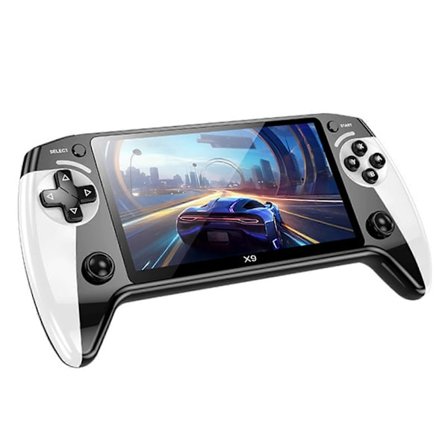 Njut av retrospel var som helst med X9 Handheld Game Console - 5,5 tums skärm, perfekt present för barn och vuxna