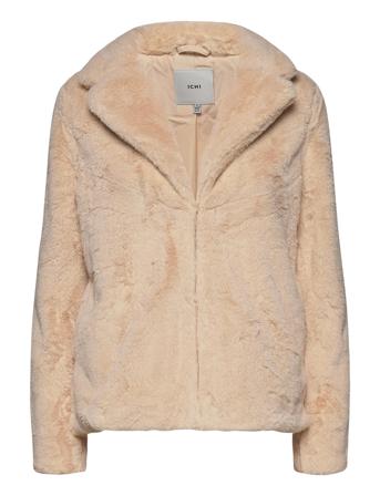 Ihsimpo Ja Outerwear Faux Fur Creme ICHI