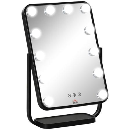Hollywood Makeup Spejl Makeup Spejl Med 12 Lysdæmpere Led'Er, 3