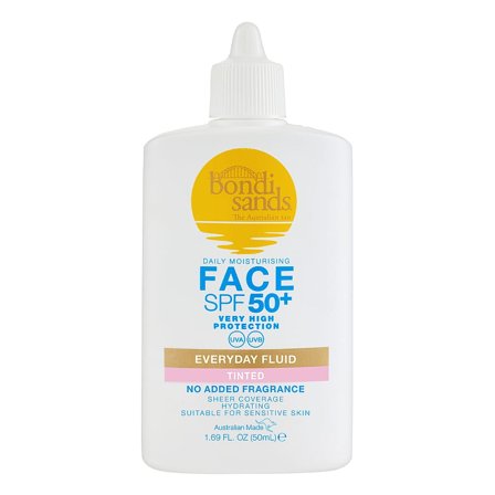 Bondi Sands SPF 50+ Everyday Tinted Face Fluid 50 ml, Skincare, Solpleje, Solcreme